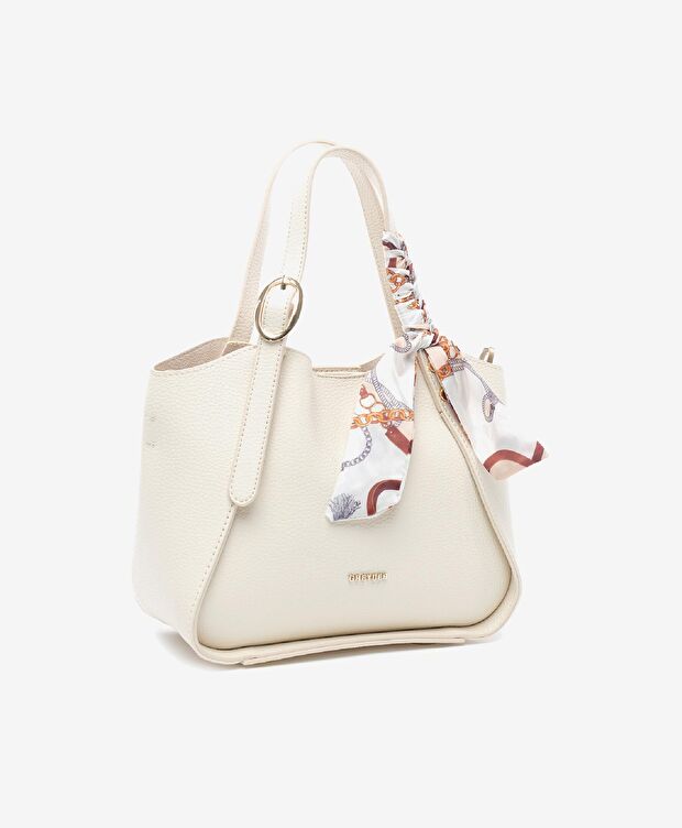 Kadın Ekru Kol Çantası - 7