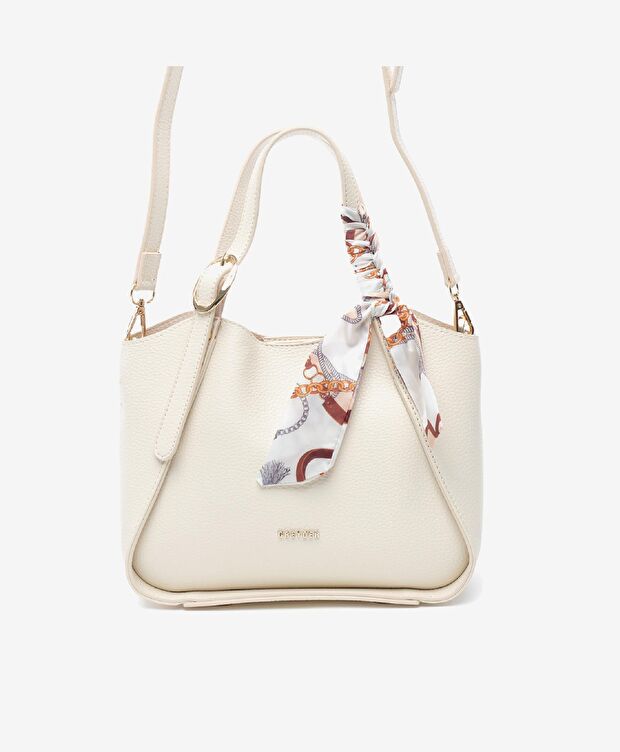 Kadın Ekru Kol Çantası - 5