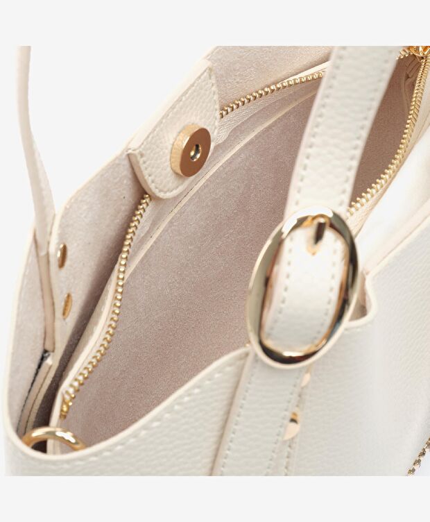 Kadın Ekru Kol Çantası - 6