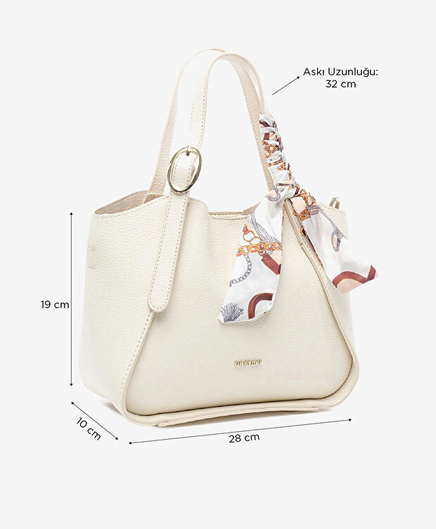Kadın Ekru Kol Çantası - 2