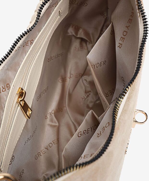 Kadın Bej Omuz Çantası - 4