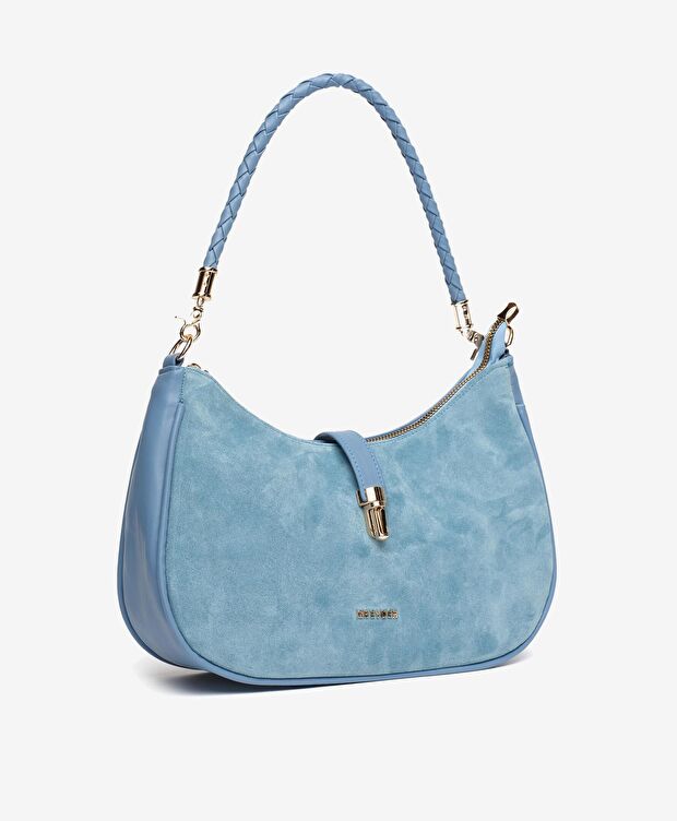 Kadın Mavi Omuz Çantası - 3