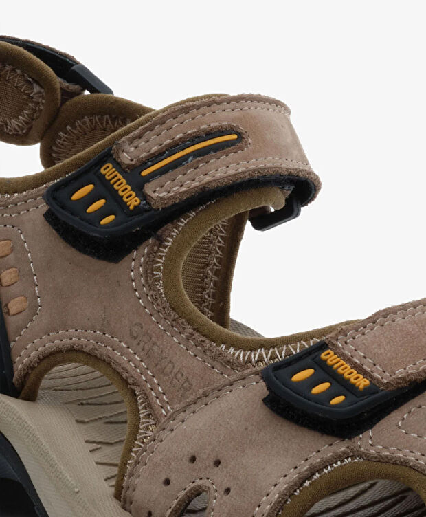 Kadın Kum Hakiki Deri Sandalet - 5