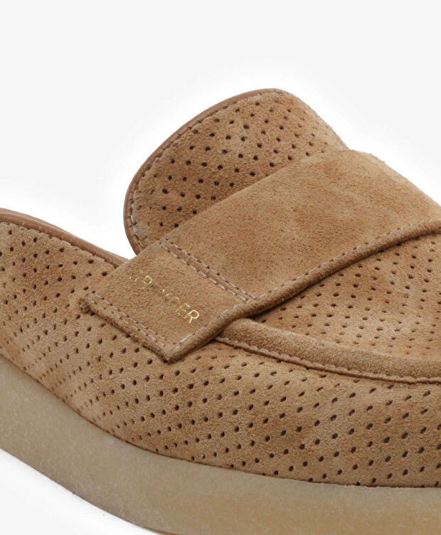 Kadın Taba Hakiki Deri Terlik - 5