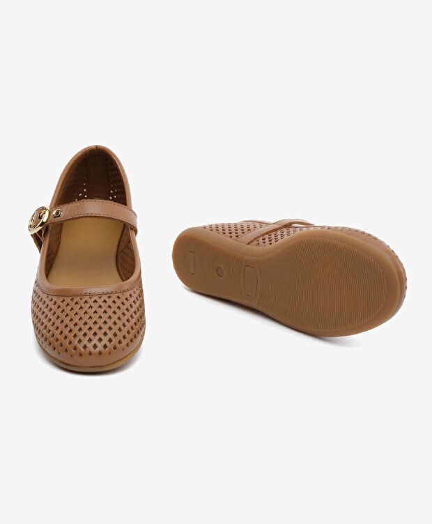 Kadın Taba Hakiki Deri Babet - 6