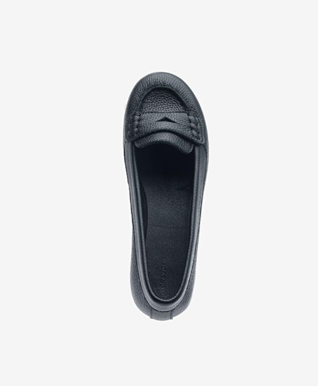 Kadın Siyah Hakiki Deri Casual Ayakkabı - 4