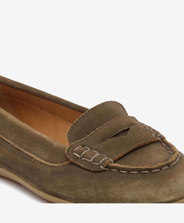 Kadın Kahverengi Hakiki Deri Casual Ayakkabı - 5