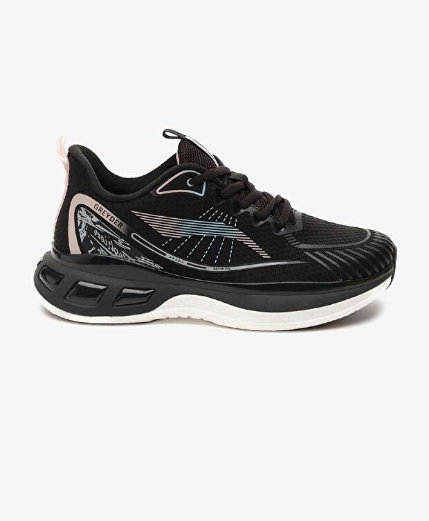 Kadın Siyah Spor Ayakkabı - 1