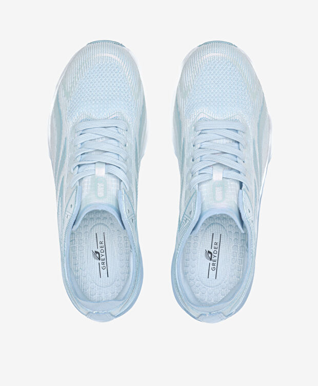 Kadın Beyaz Mavi Spor Ayakkabı - 5