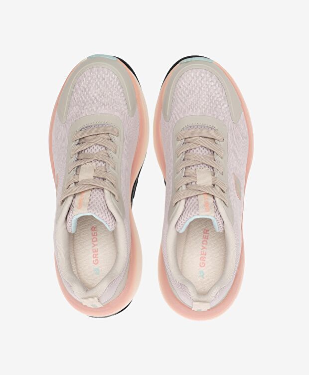 Kadın Açık Gri Somon Spor Ayakkabı - 5