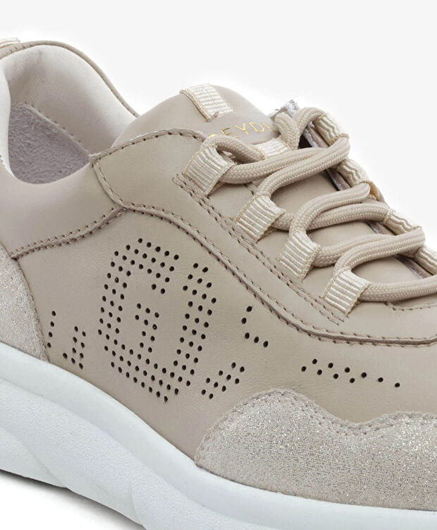 Kadın Vizon Hakiki Deri Spor Ayakkabı - 5