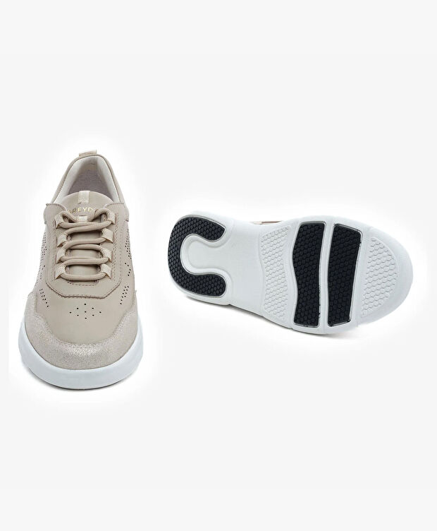 Kadın Vizon Hakiki Deri Spor Ayakkabı - 6