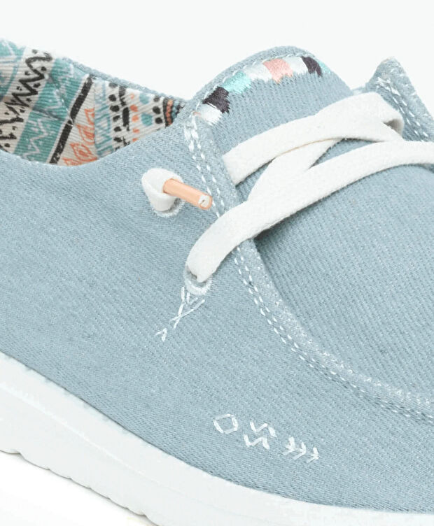Heydude Kadın Açık Mavi Sneaker Ayakkabı - 5