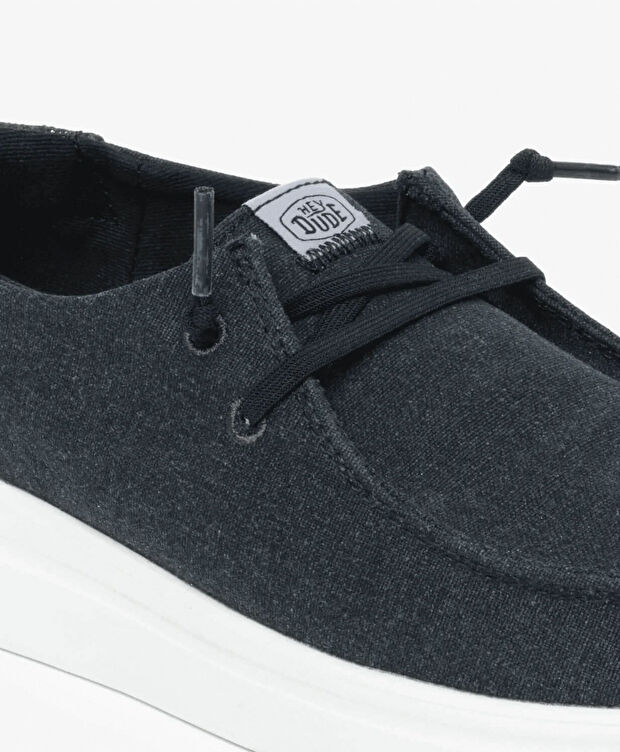 Heydude Kadın Siyah Sneaker Ayakkabı - 5