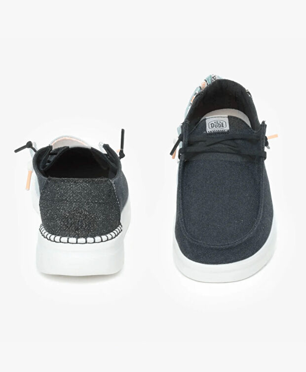 Heydude Kadın Siyah Sneaker Ayakkabı - 7