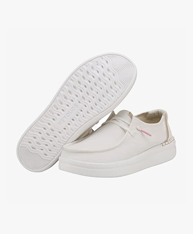 Heydude Kadın Beyaz Sneaker Ayakkabı - 6