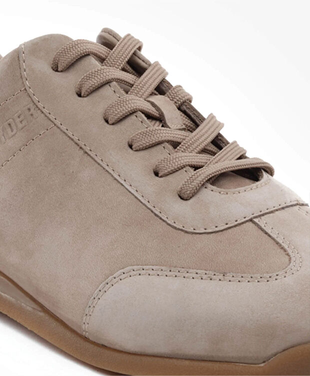 Erkek Vizon Hakiki Deri Nubuk Casual Ayakkabı - 5