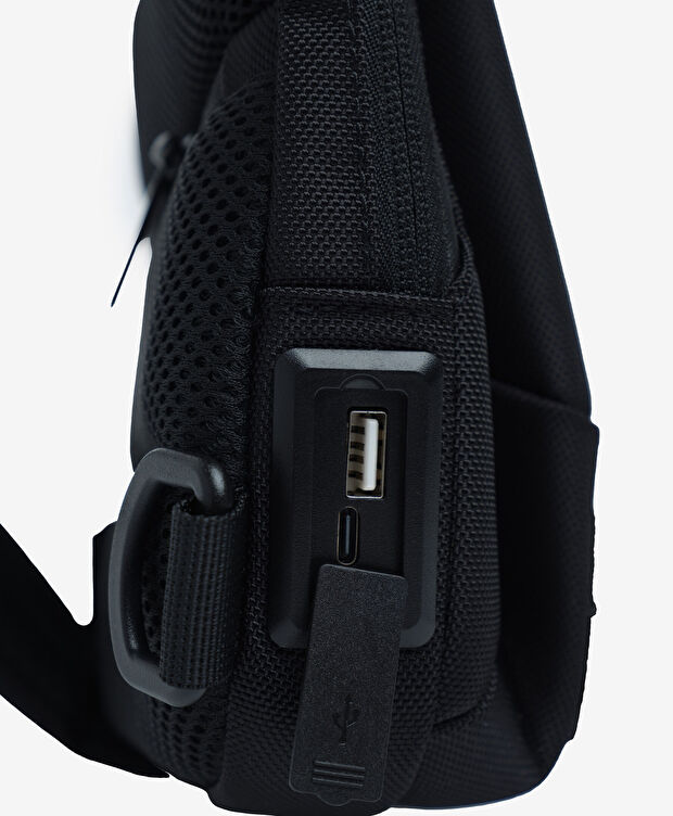 Erkek Siyah Çapraz Çanta - 5