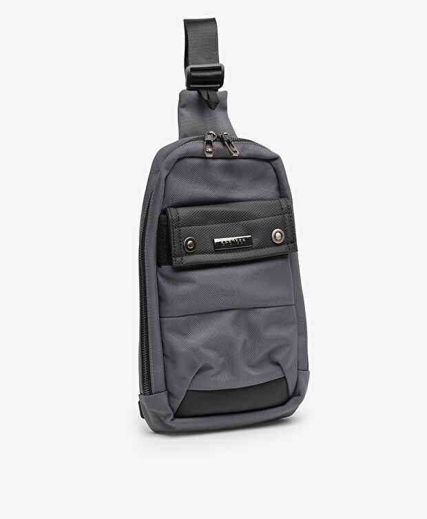 Erkek Gri Çapraz Çanta - 2