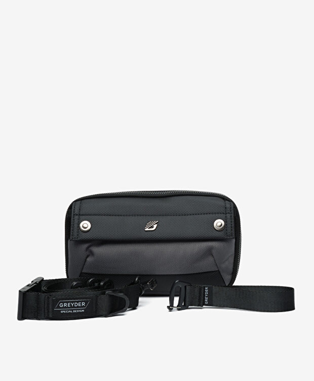 Erkek Gri Çapraz Çanta - 5