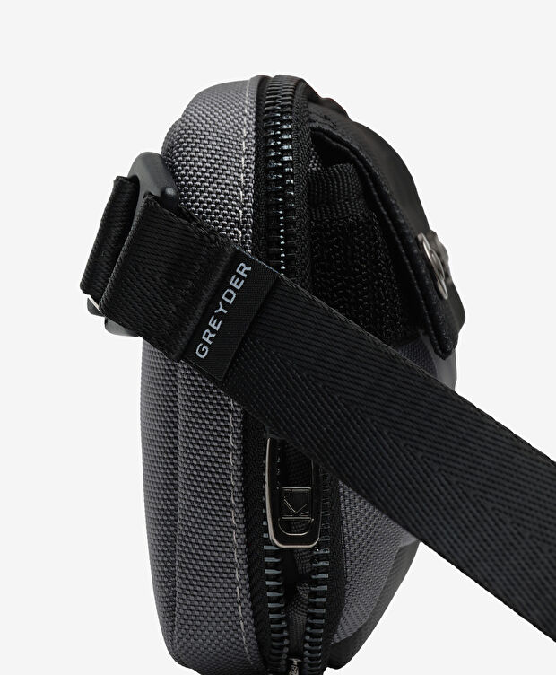 Erkek Gri Çapraz Çanta - 7