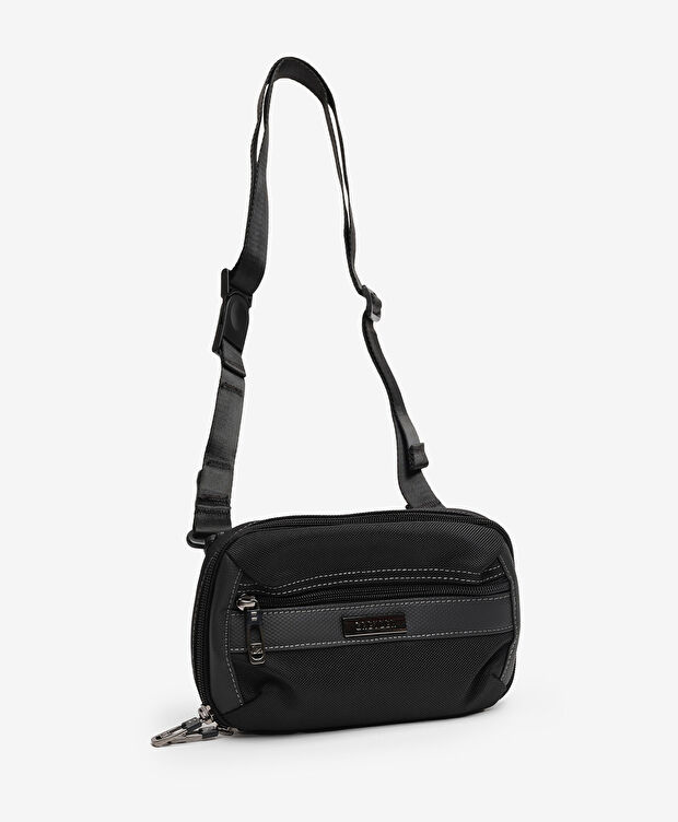 Erkek Siyah Çapraz Çanta - 2