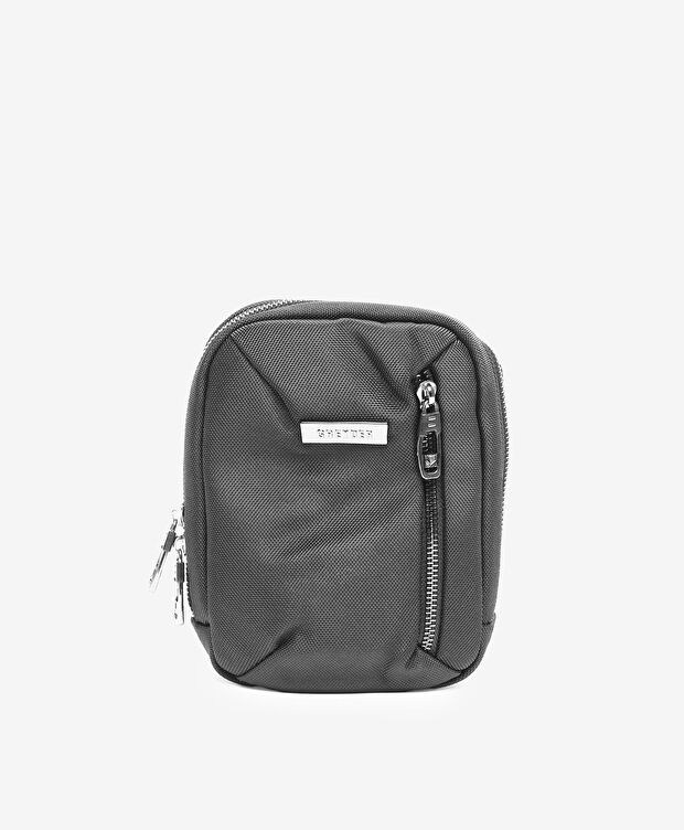 Erkek Gri Çapraz Çanta - 1