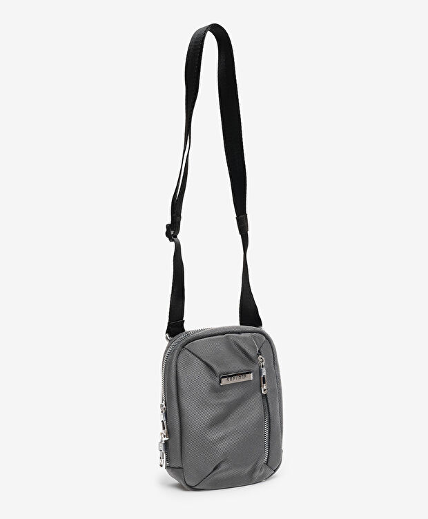Erkek Gri Çapraz Çanta - 2