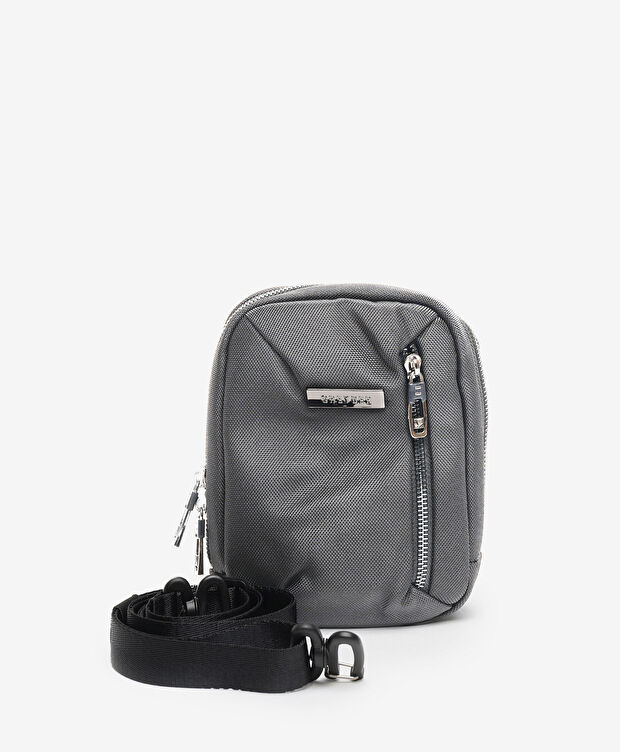 Erkek Gri Çapraz Çanta - 3