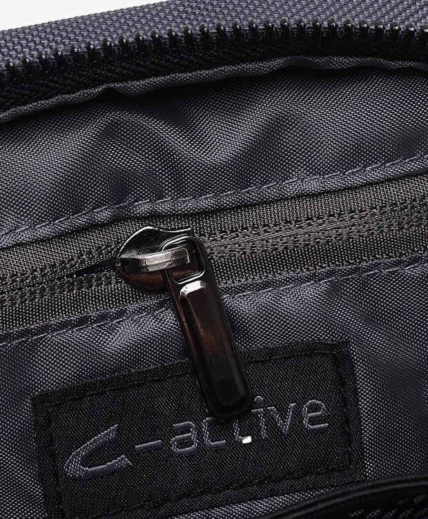 Erkek Gri Çapraz Çanta - 5