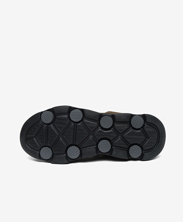 Erkek Duman Nubuk Hakiki Deri Sandalet - 6