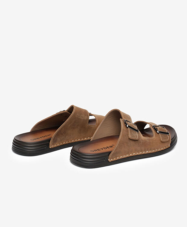 Erkek Kum Hakiki Deri Terlik - 4