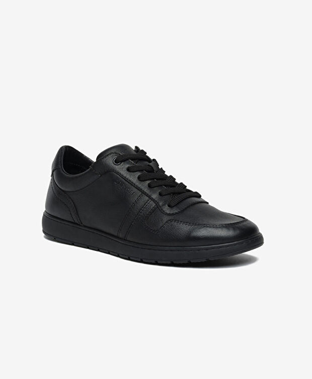 Erkek Siyah Hakiki Deri Comfort Ayakkabı - 2