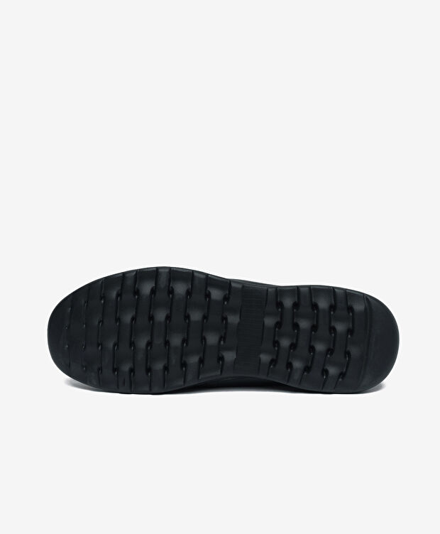 Erkek Siyah Hakiki Deri Casual Ayakkabı - 6