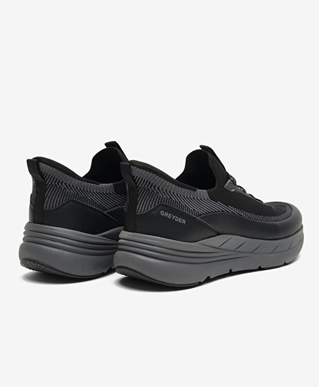 Erkek Siyah Günlük Spor Ayakkabı - 4