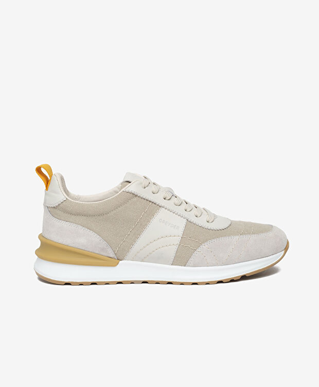 Erkek Beyaz Hakiki Deri Günlük Spor Ayakkabı - 1