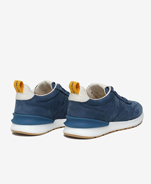 Erkek Lacivert Hakiki Deri Günlük Spor Ayakkabı - 4