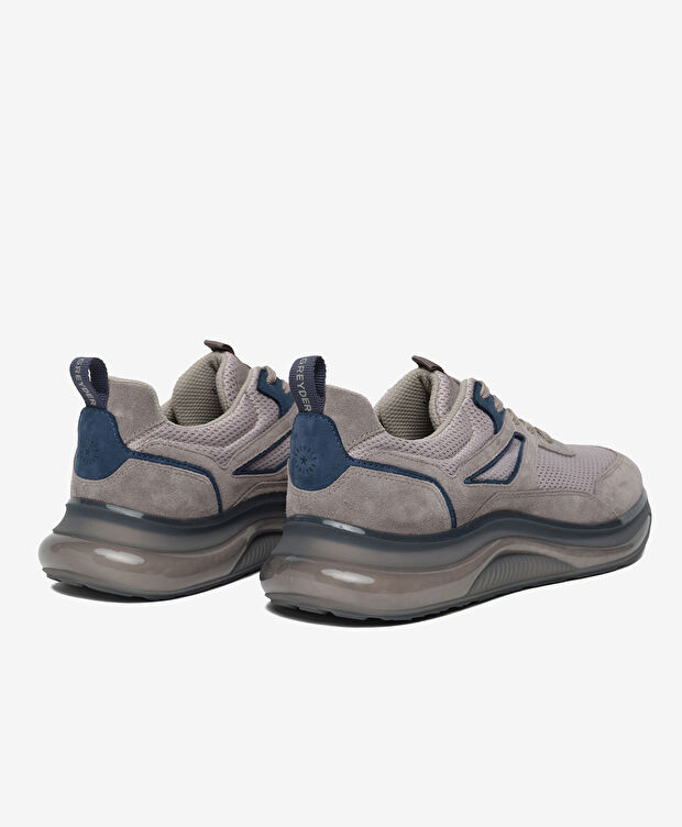 Erkek Gri Günlük Spor Ayakkabı - 4