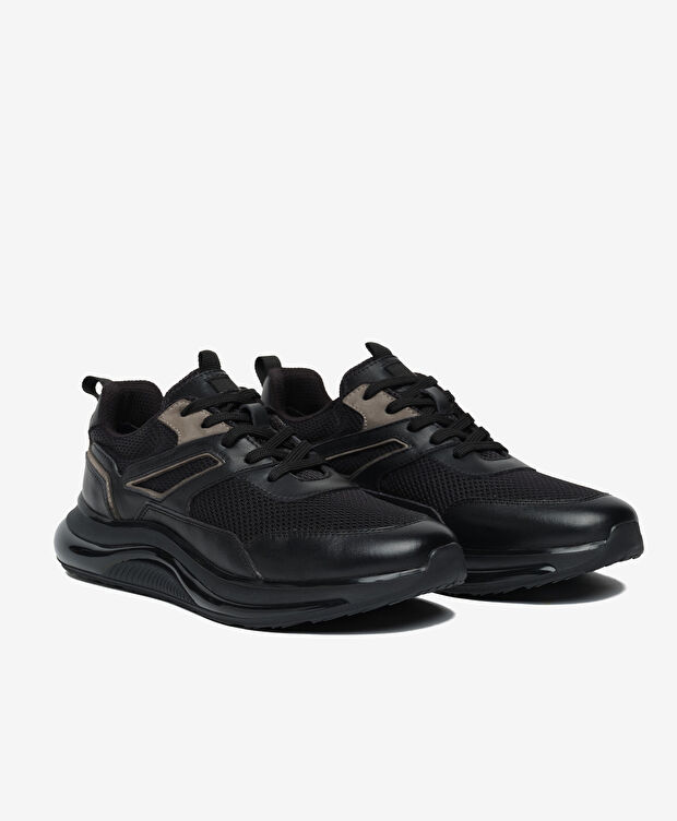 Erkek Siyah Günlük Spor Ayakkabı - 3