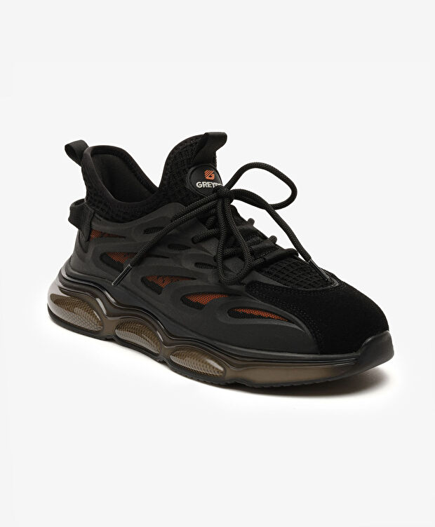 Erkek Siyah Günlük Spor Ayakkabı - 2