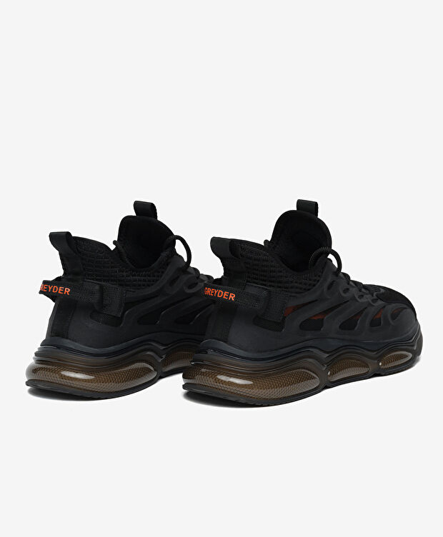 Erkek Siyah Aktif Spor Ayakkabı - 4