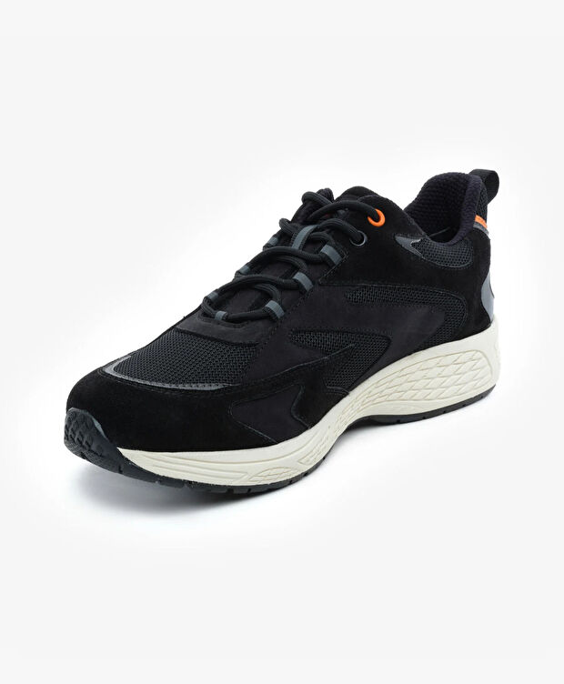 Erkek Siyah Hakiki Deri Günlük Spor Ayakkabı - 3