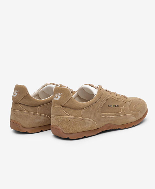 Erkek Ekru Hakiki Deri Casual Ayakkabı - 4