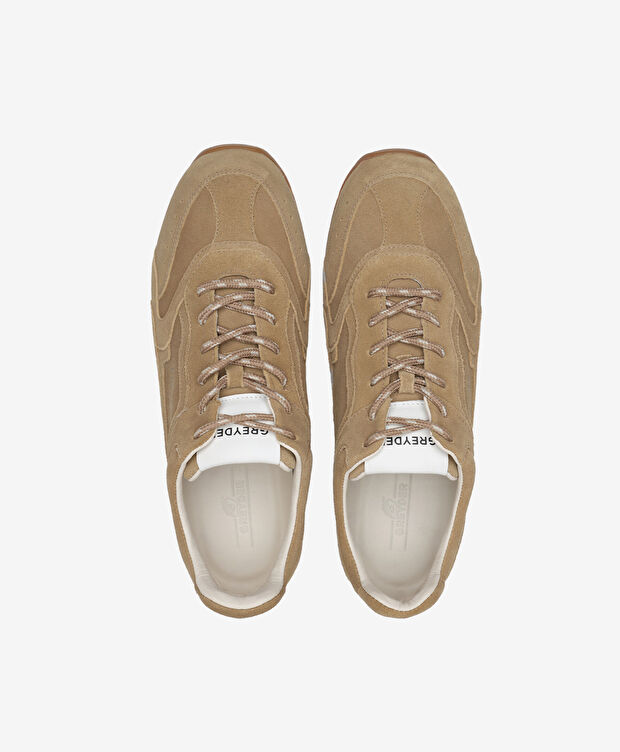 Erkek Ekru Hakiki Deri Casual Ayakkabı - 5