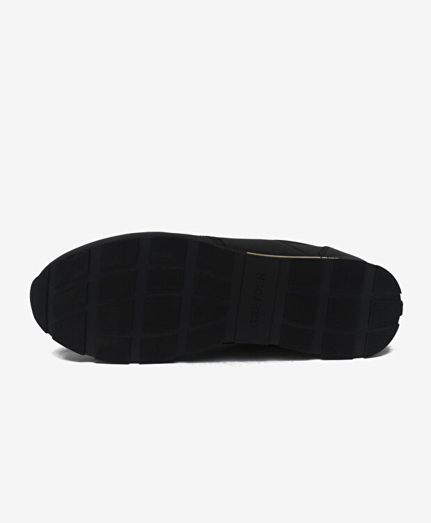 Erkek Siyah Hakiki Deri Günlük Spor Ayakkabı - 6