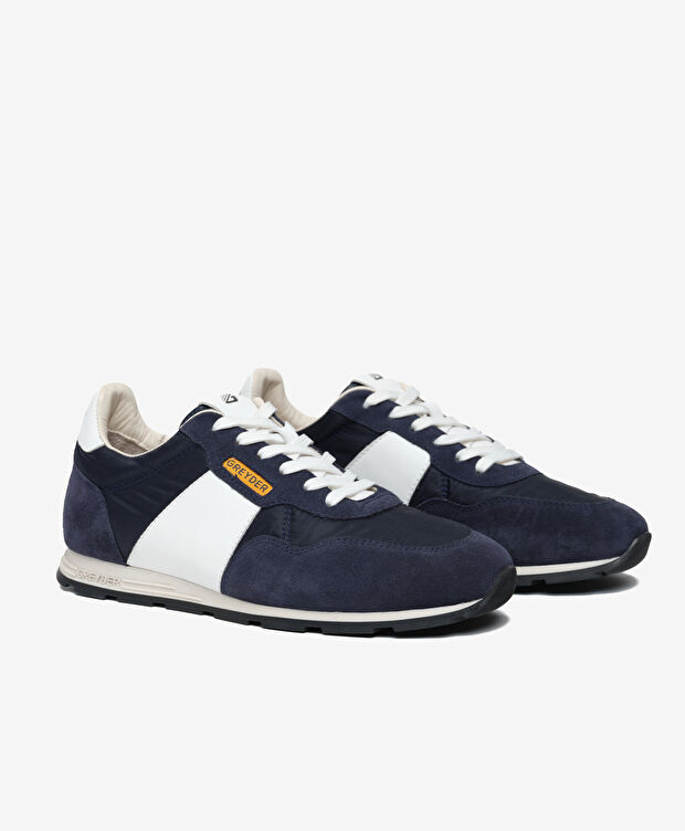 Erkek Lacivert Hakiki Deri Günlük Spor Ayakkabı - 3