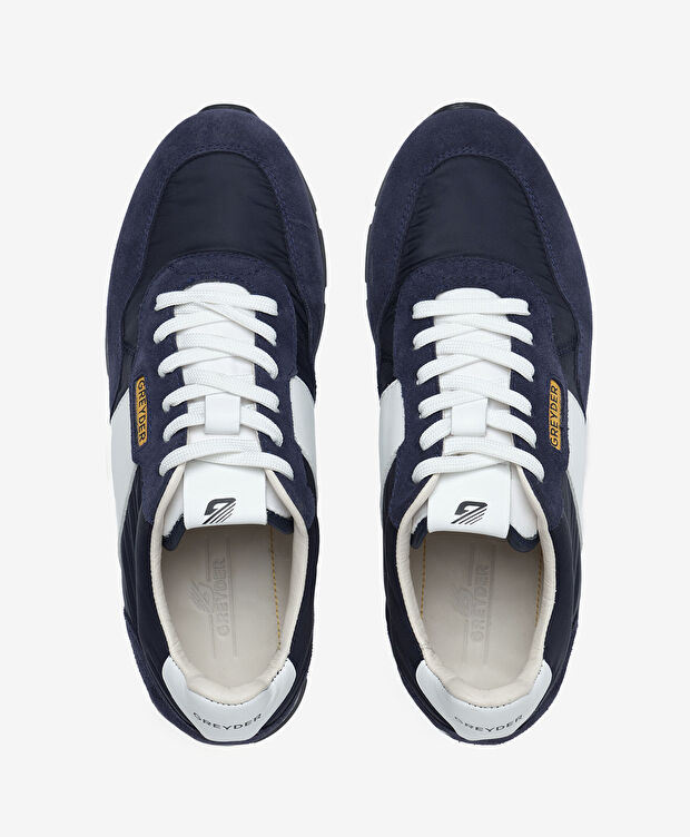 Erkek Lacivert Hakiki Deri Günlük Spor Ayakkabı - 5