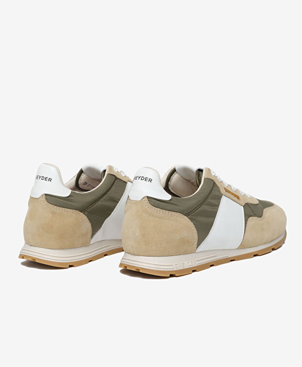 Erkek Bej Süet Spor Ayakkabı - 4