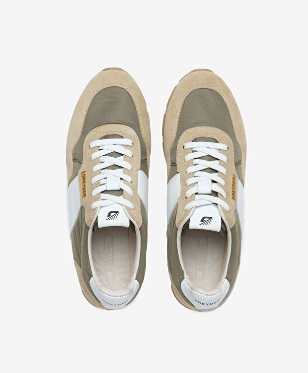 Erkek Bej Süet Spor Ayakkabı - 5