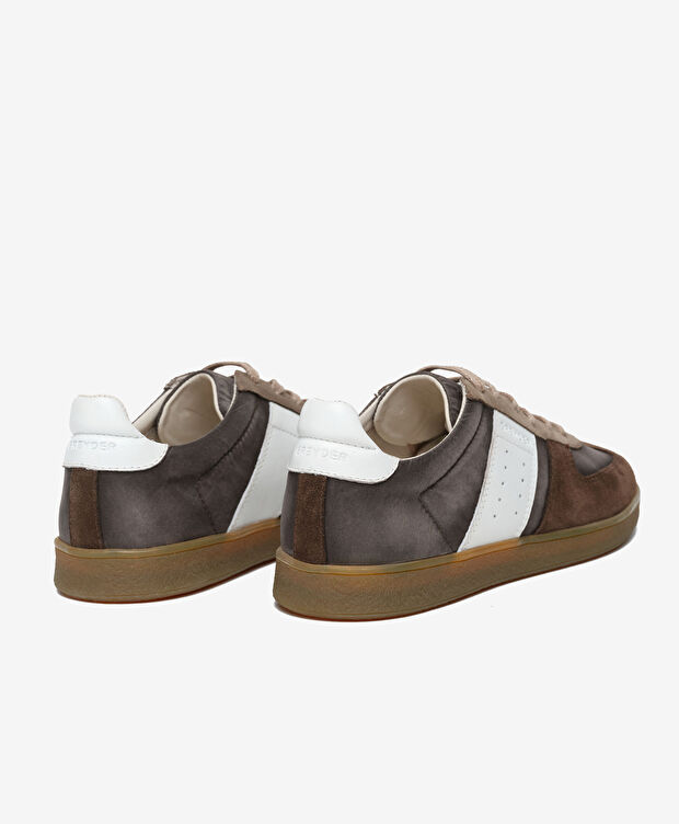 Erkek Kahverengi Hakiki Deri Sneaker Ayakkabı - 4